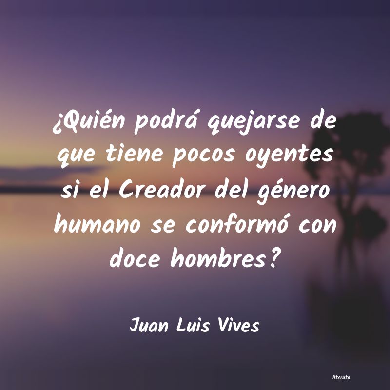 Frases de Juan Luis Vives