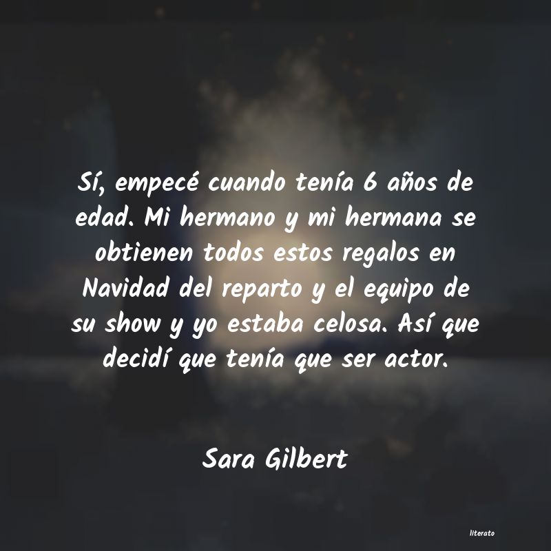 frases de Sara Gilbert