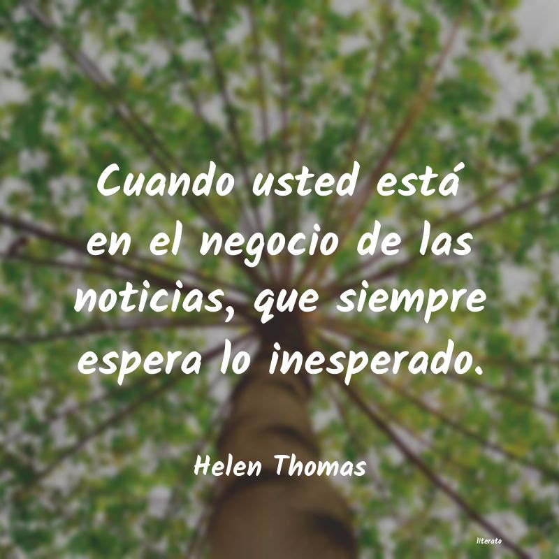 frases de Helen Thomas