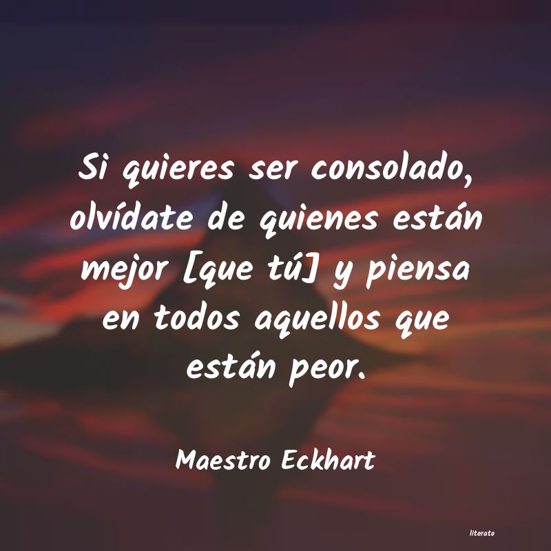 Frases de Maestro Eckhart