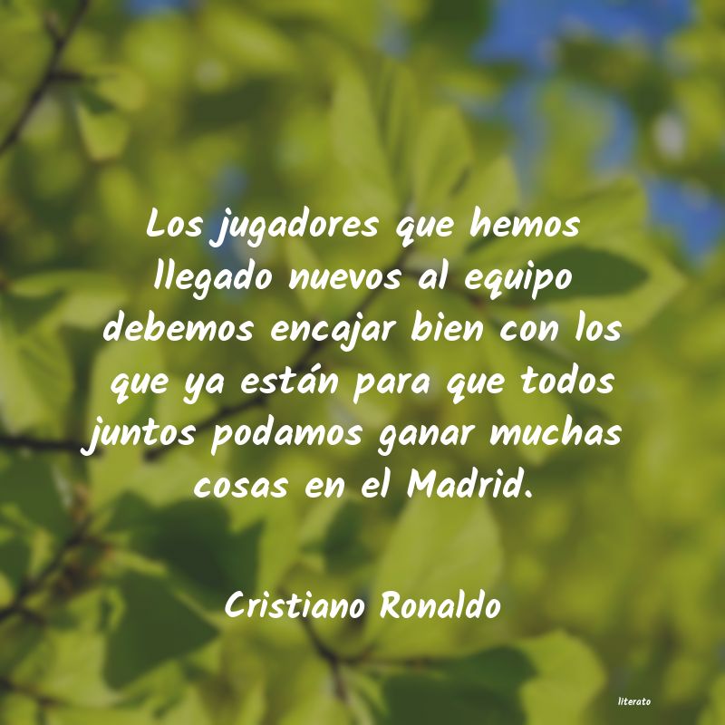 frases de Cristiano Ronaldo