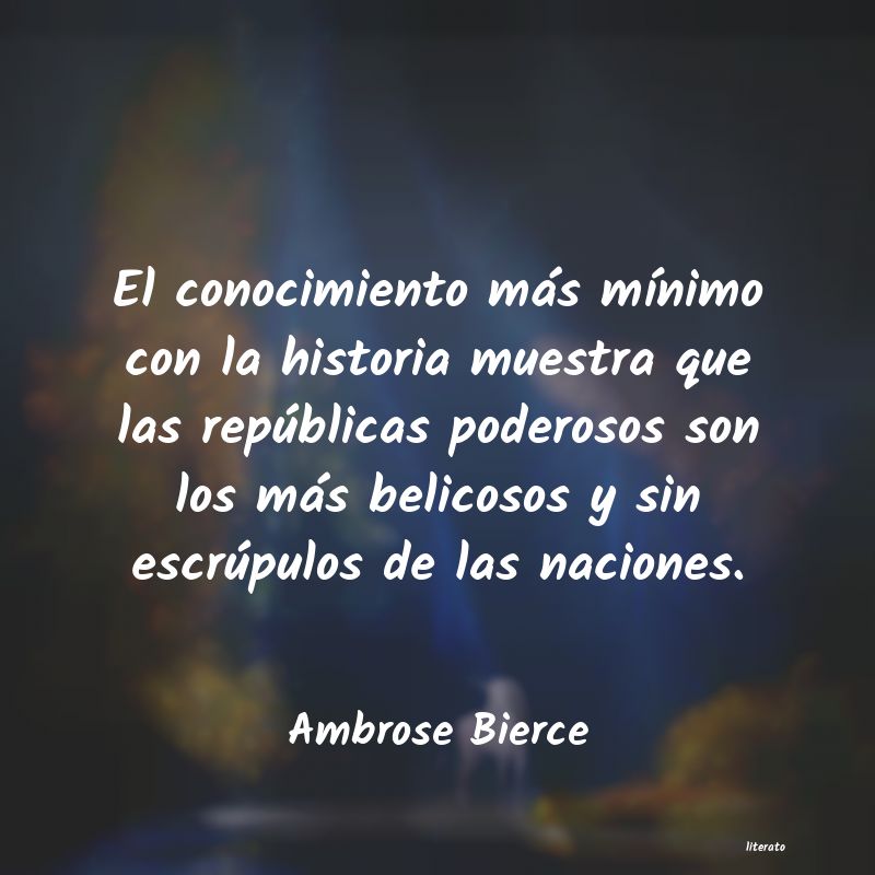 Frases de Ambrose Bierce