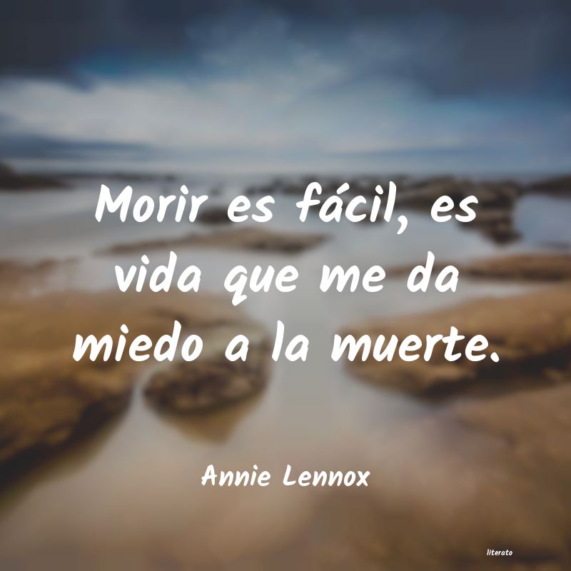 Frases de Annie Lennox