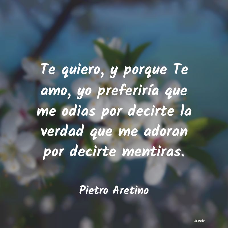 Frases de Pietro Aretino