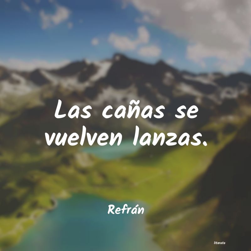 Frases de Refrán