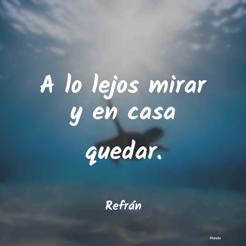 Frases de Refrán