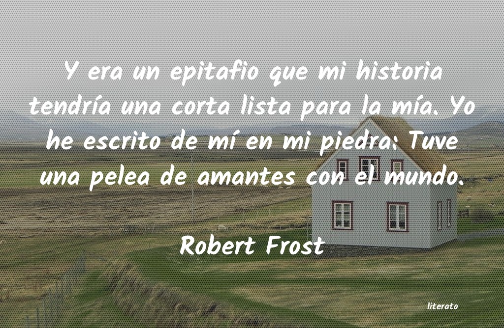 frases de Robert Frost