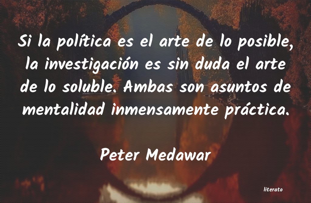 frases de Peter Medawar