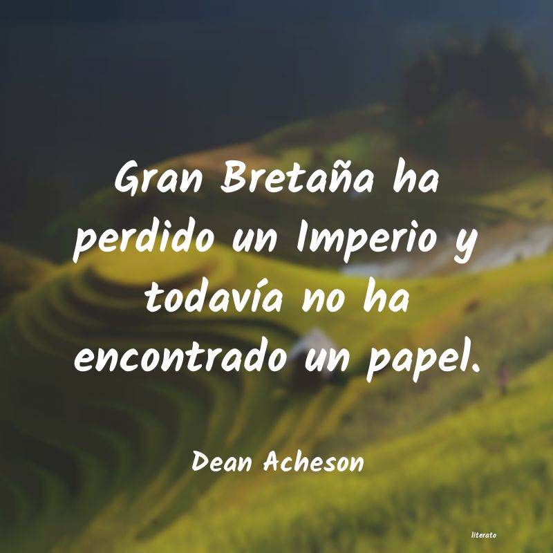 frases de Dean Acheson