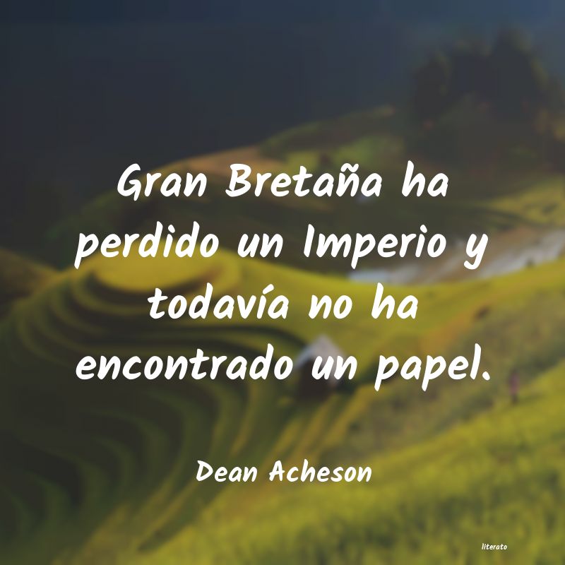 Frases de Dean Acheson