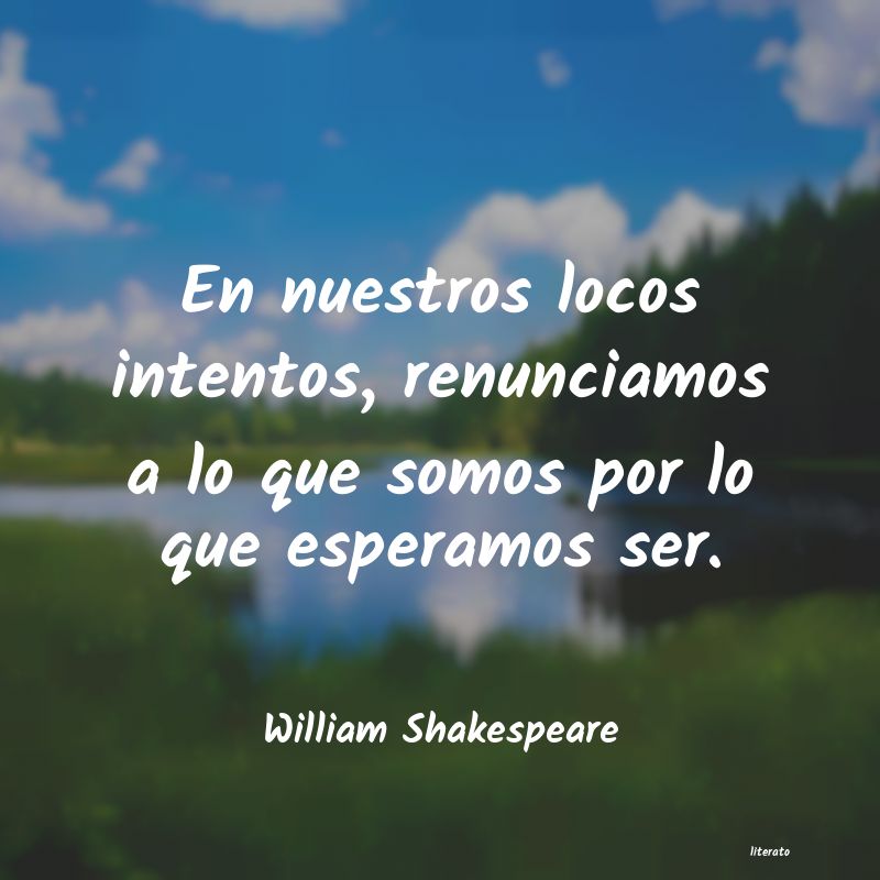 Frases de William Shakespeare