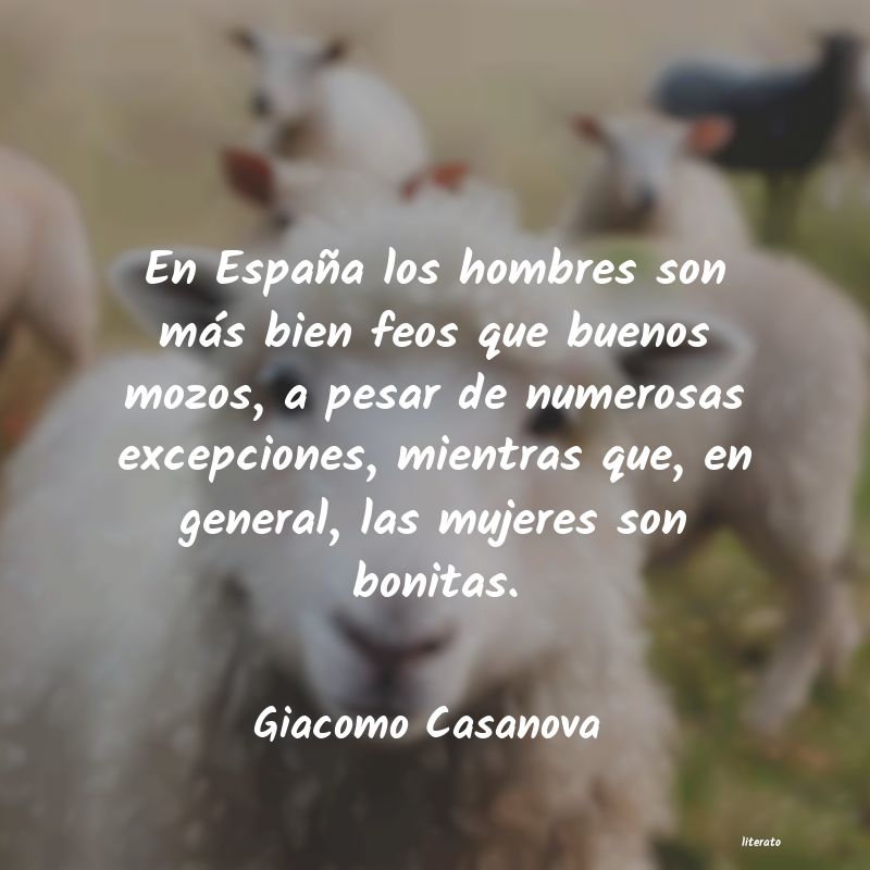 frases de Giacomo Casanova