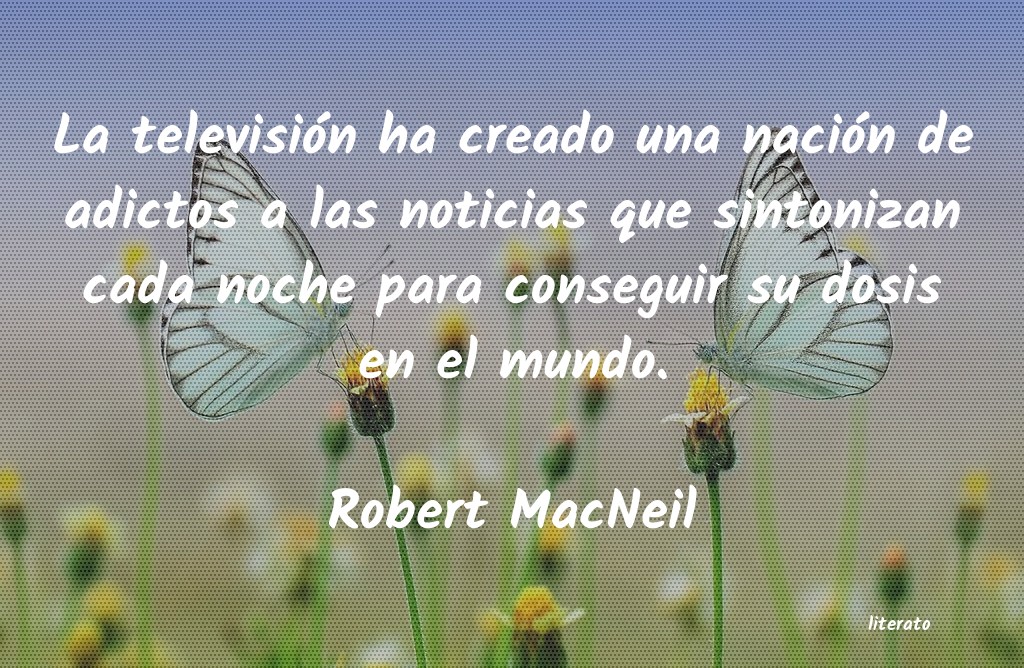 frases de Robert MacNeil