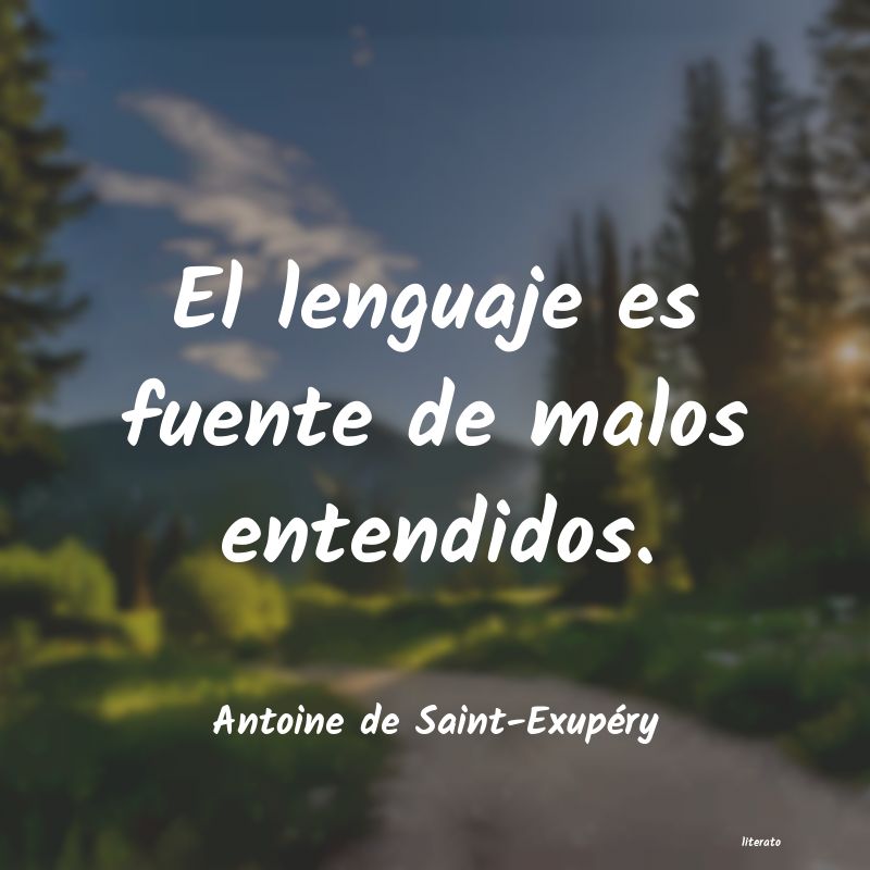 Frases de Antoine de Saint-Exupéry