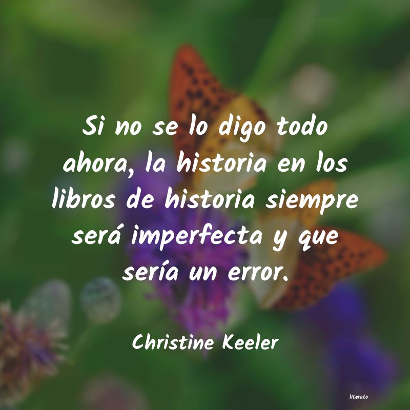 frases de Christine Keeler