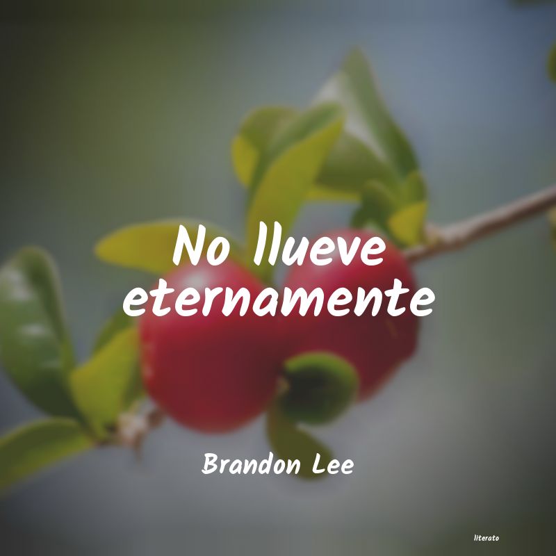 frases de Brandon Lee