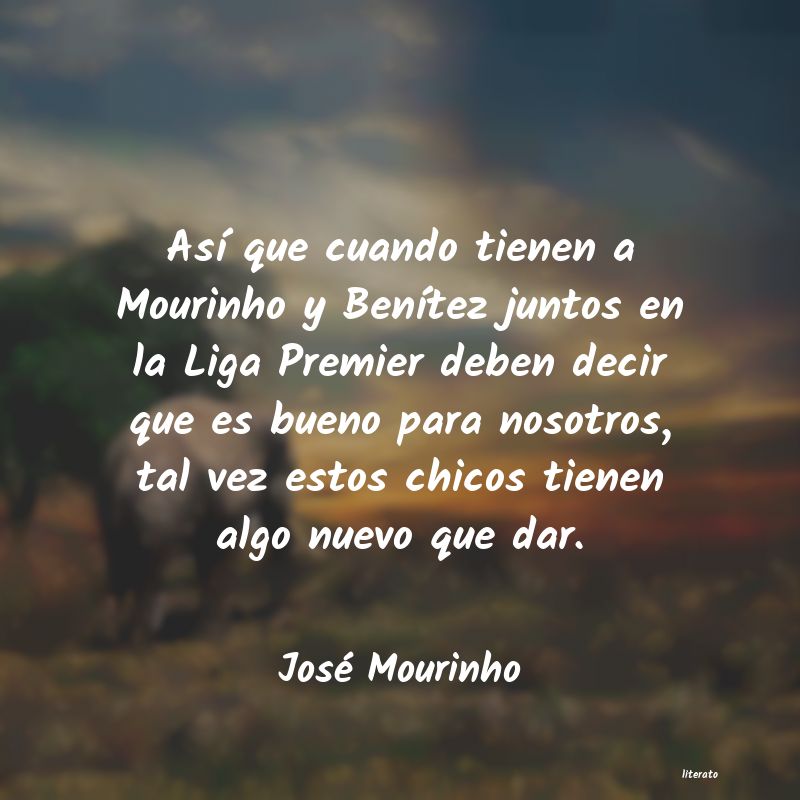 frases de José Mourinho