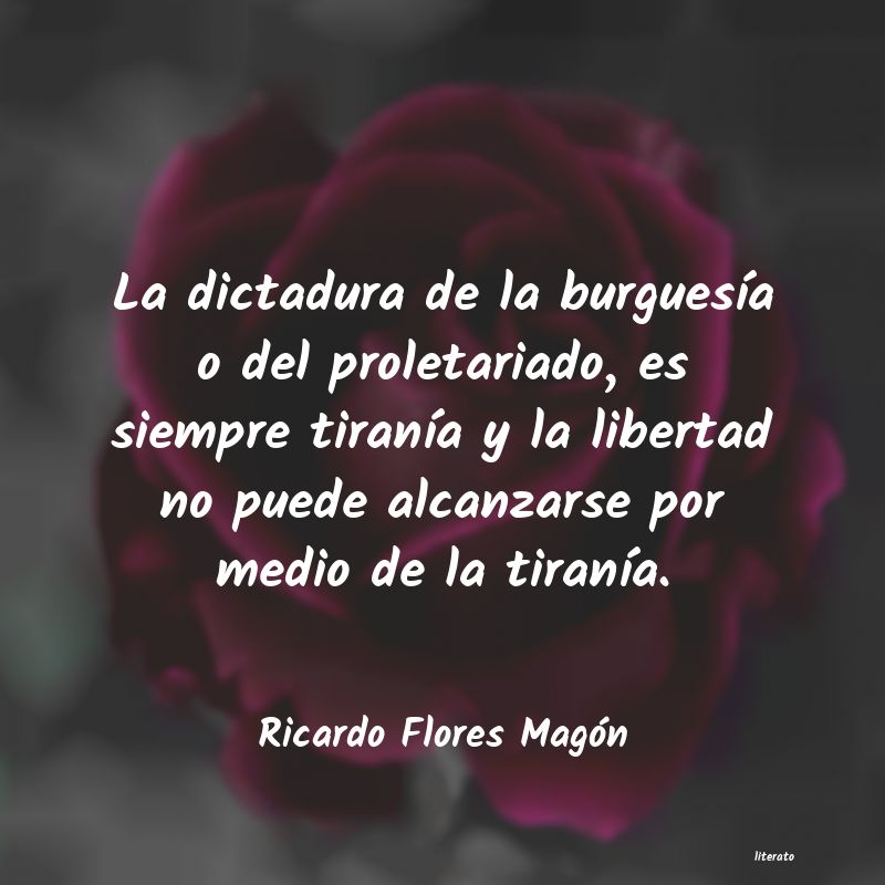 Frases de Ricardo Flores Magón