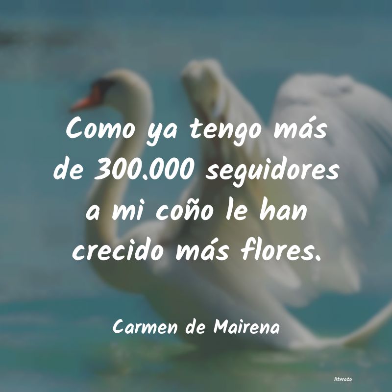 Frases de Carmen de Mairena