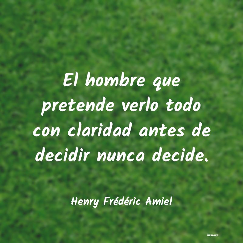 frases de Henry Frédéric Amiel