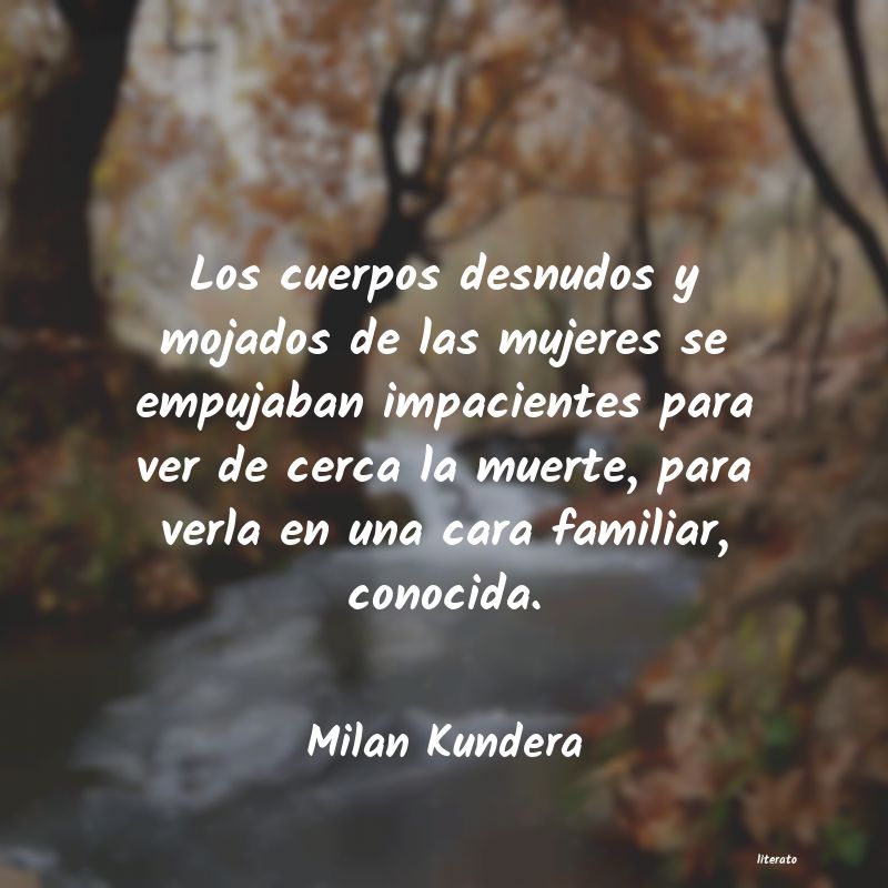 frases de Milan Kundera