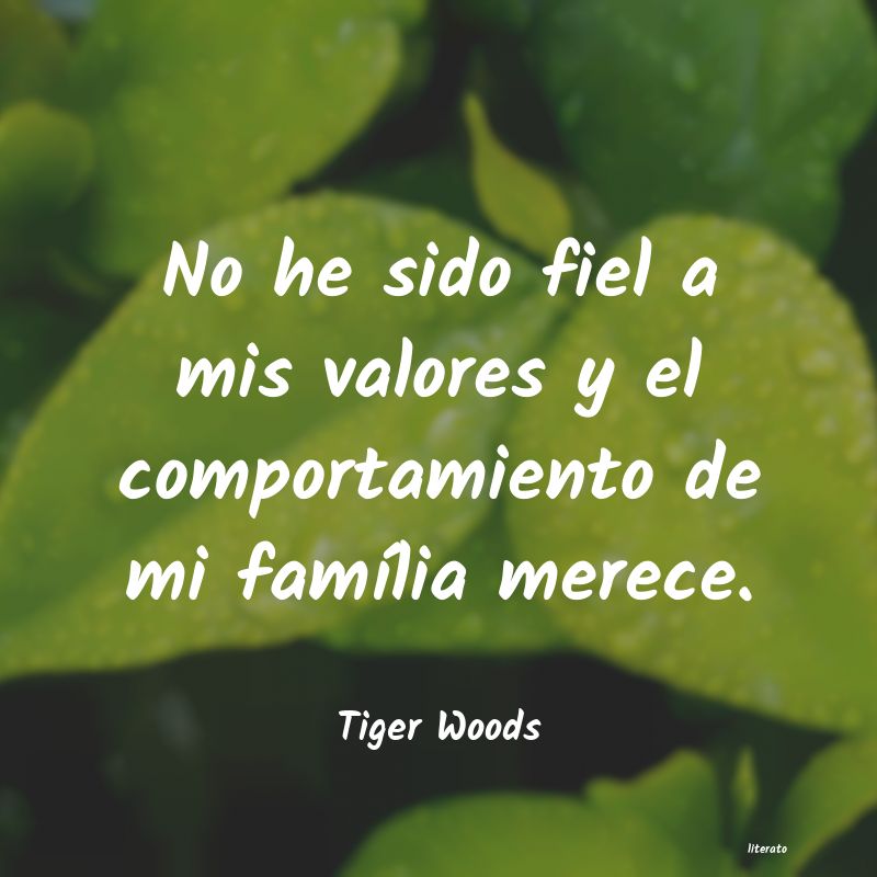 frases de Tiger Woods