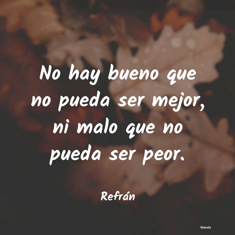 frases de Refrán