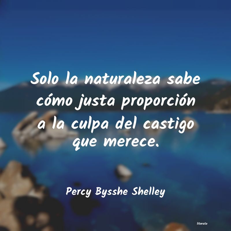 Frases de Percy Bysshe Shelley