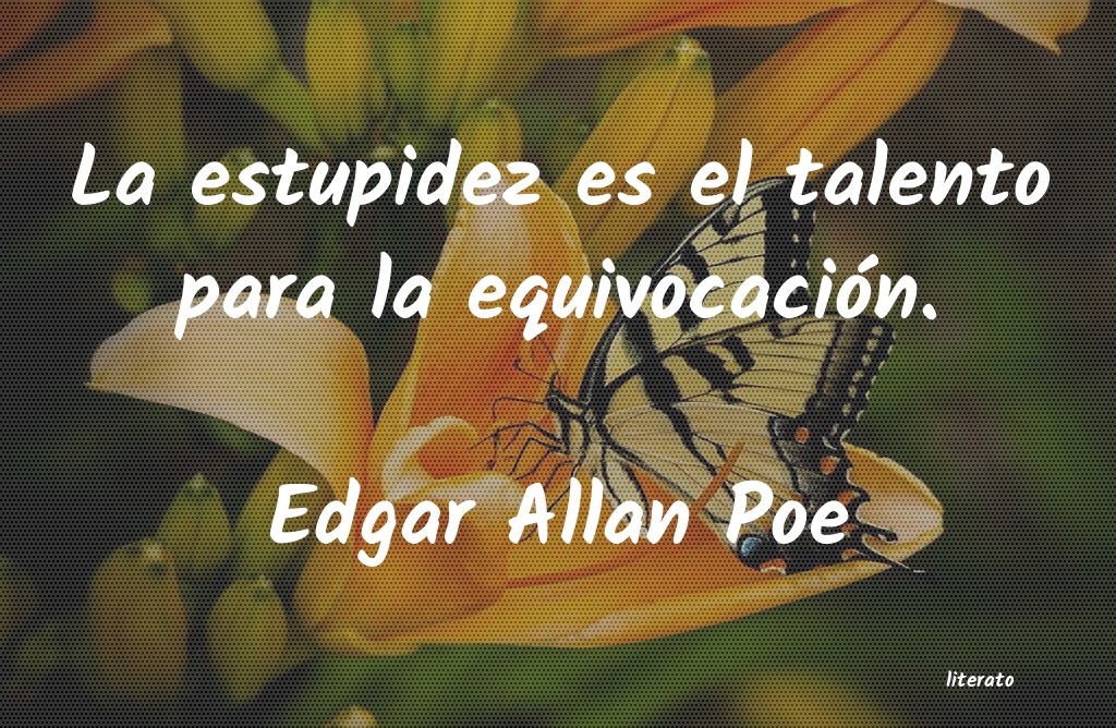 frases de Edgar Allan Poe