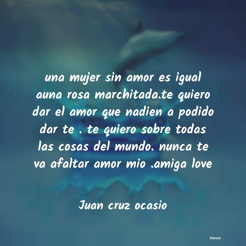 Frases de Juan cruz ocasio