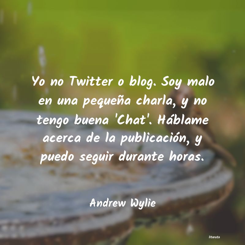 Frases de Andrew Wylie