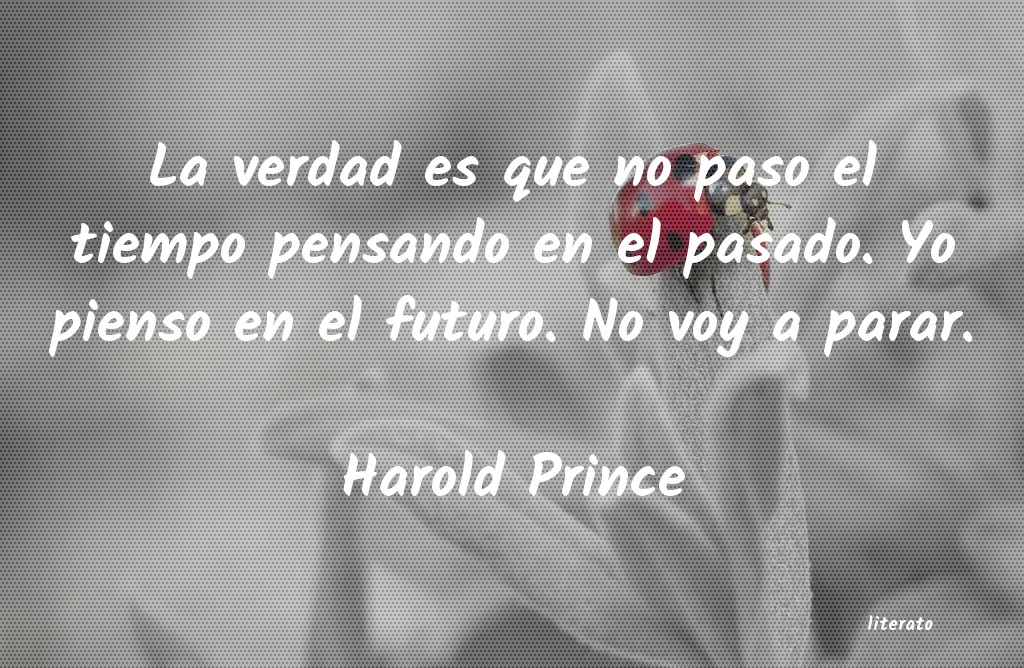 Frases de Harold Prince