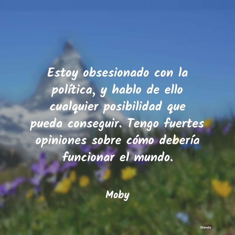 frases de Moby