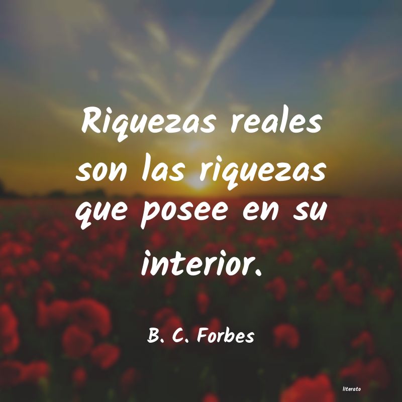 frases de B. C. Forbes