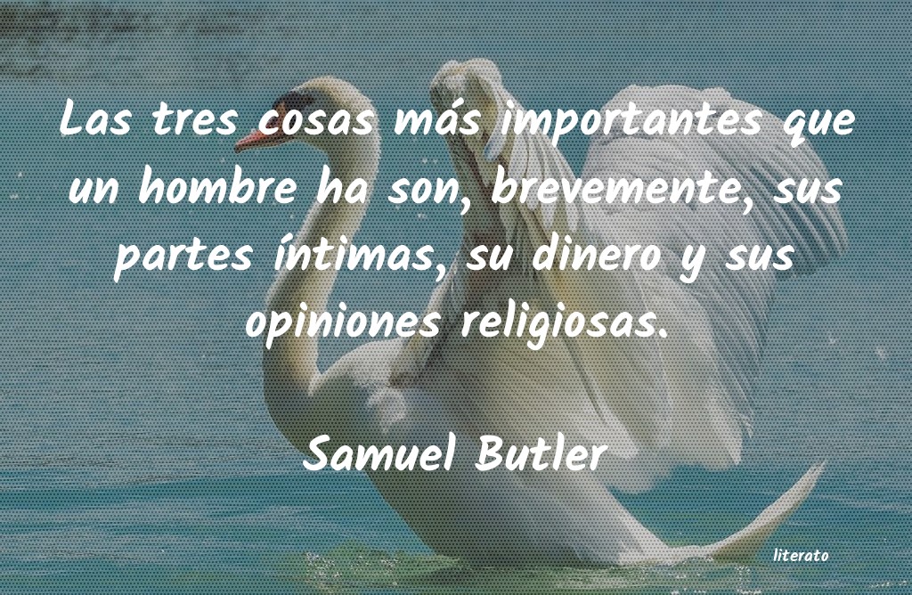 Frases de Samuel Butler