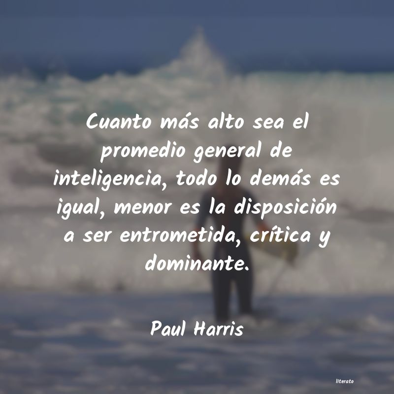 frases de Paul Harris
