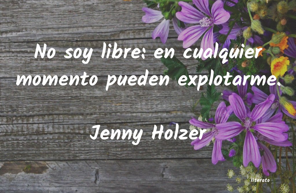 Frases de Jenny Holzer