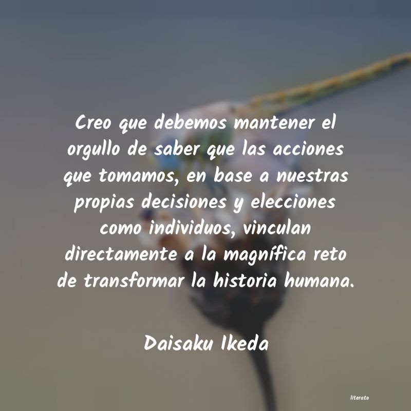 Frases de Daisaku Ikeda