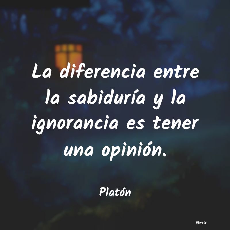 Frases de Platón