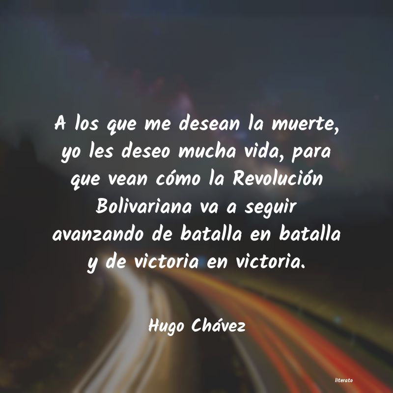 Frases de Hugo Chávez