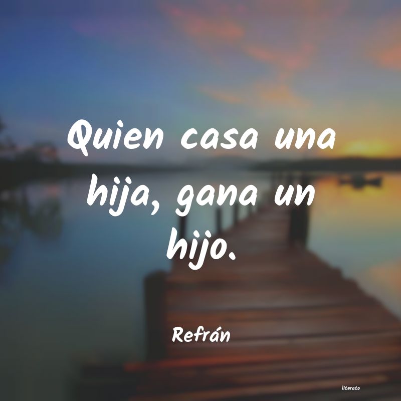 frases de Refrán