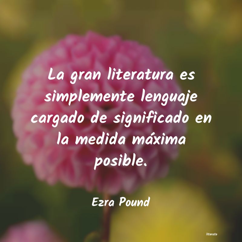 Frases de Ezra Pound