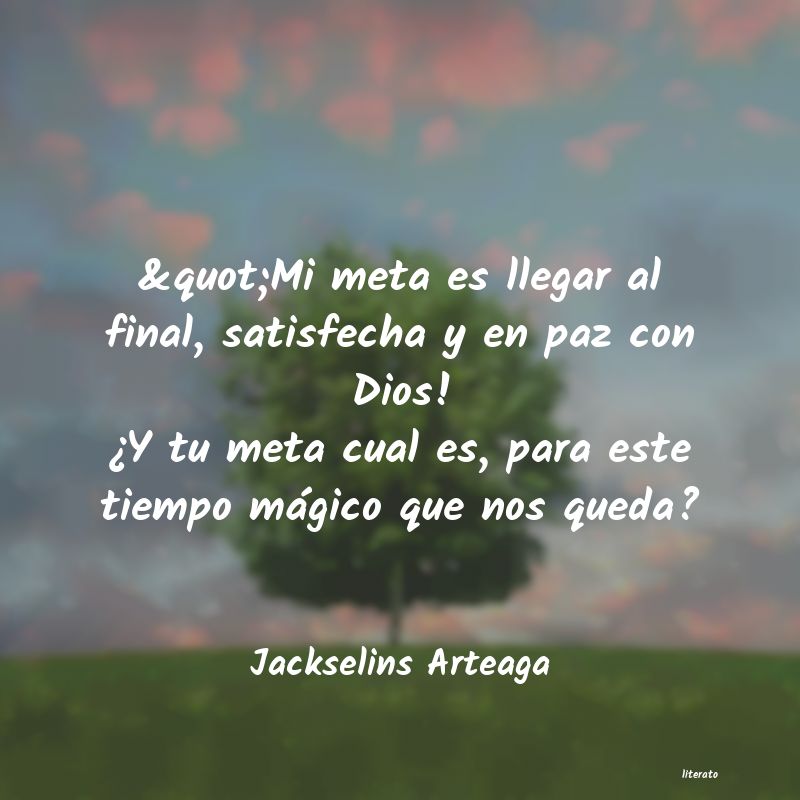 frases de Jackselins Arteaga