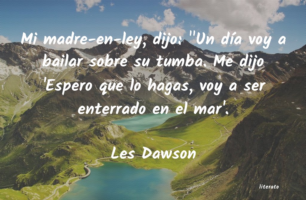 frases de Les Dawson