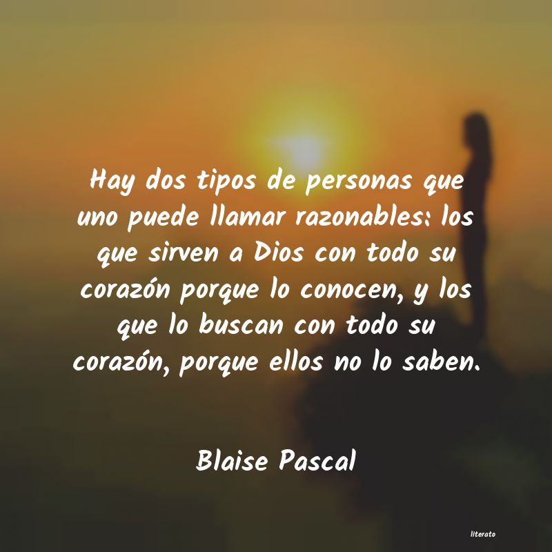 Frases de Blaise Pascal