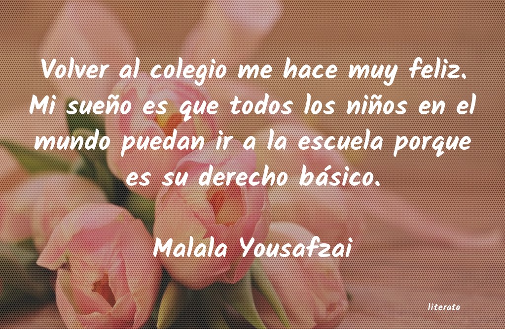 frases de Malala Yousafzai