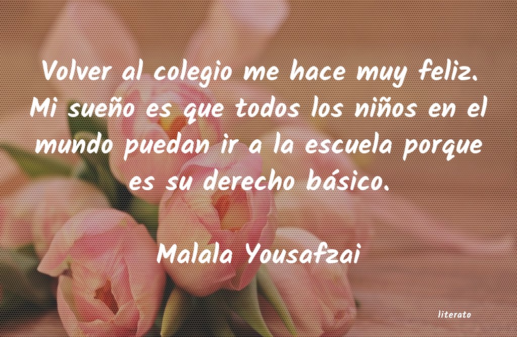 Frases de Malala Yousafzai