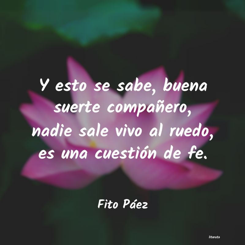 Frases de Fito Páez