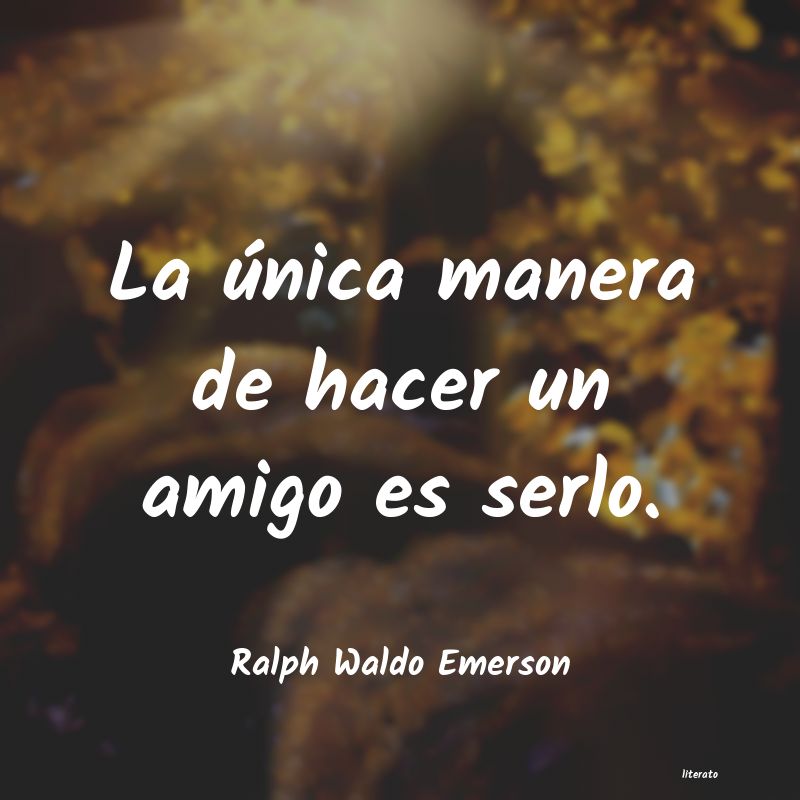 Frases de Ralph Waldo Emerson