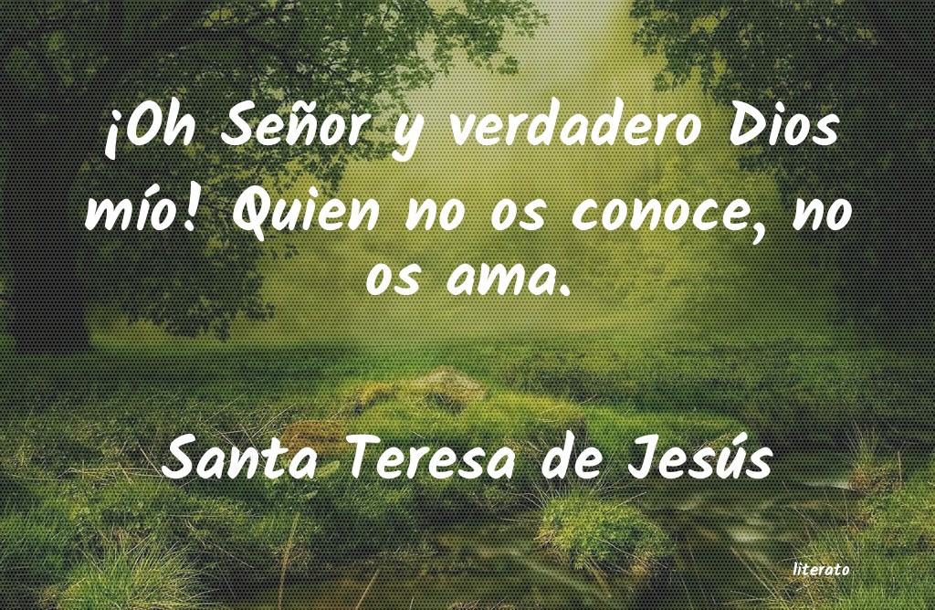 frases de Santa Teresa de Jesús
